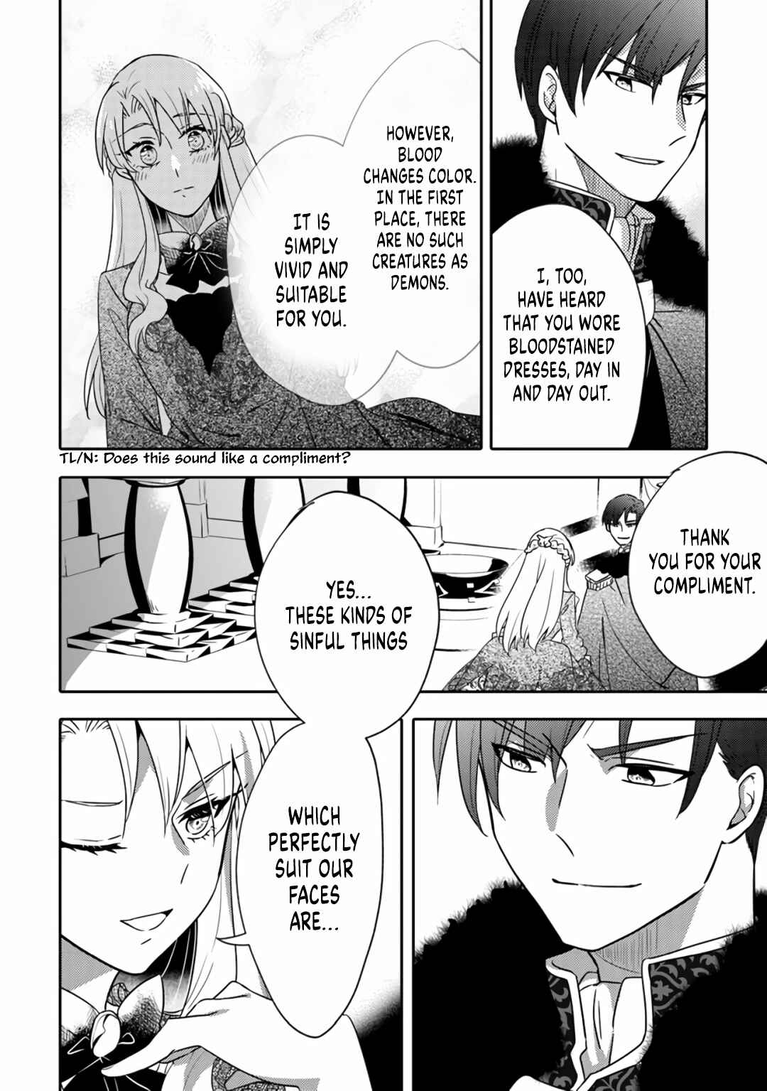 Page 12 Chapter 3 Akuyaku Reijo ga Kyofu no Hao to Seiryaku Kekkon Suru Batsu wa Amasugimasenka?!