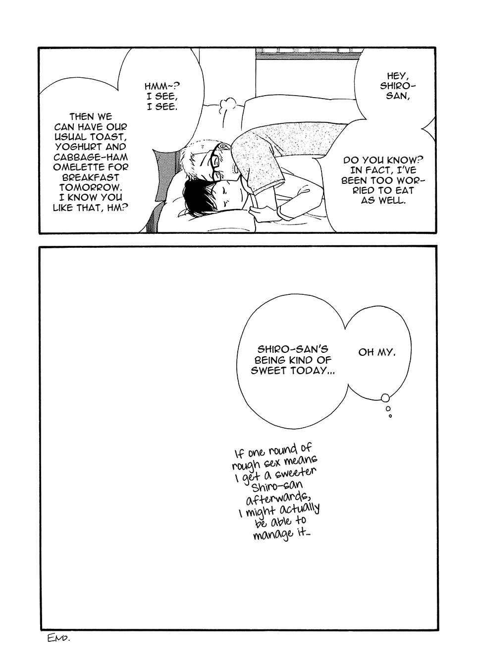 Page 34 Chapter Unknown_a541 Kinou Nani Tabeta? - Kenji to Shiro-san (Doujinshi)