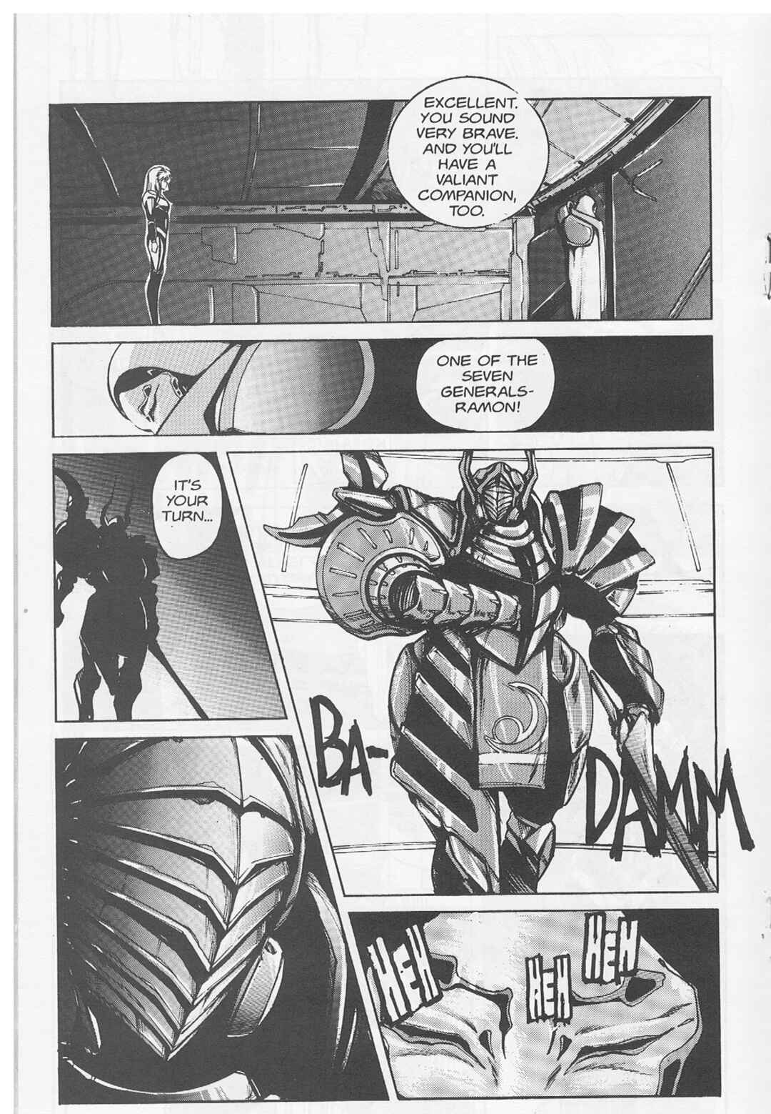 Page 18 Chapter 5 Golden Warrior Iczer-One