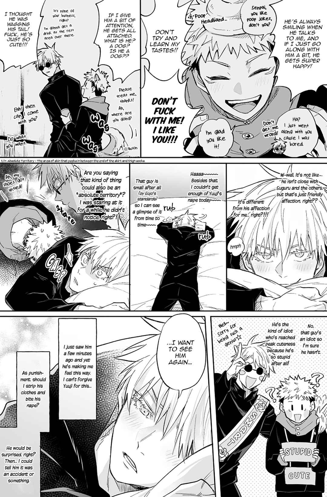 Page 4 Chapter Unknown_4ab5 Jujutsu Kaisen - Teppen Tsukinukeru Hodo Omae ga Suki da! (Doujinshi)