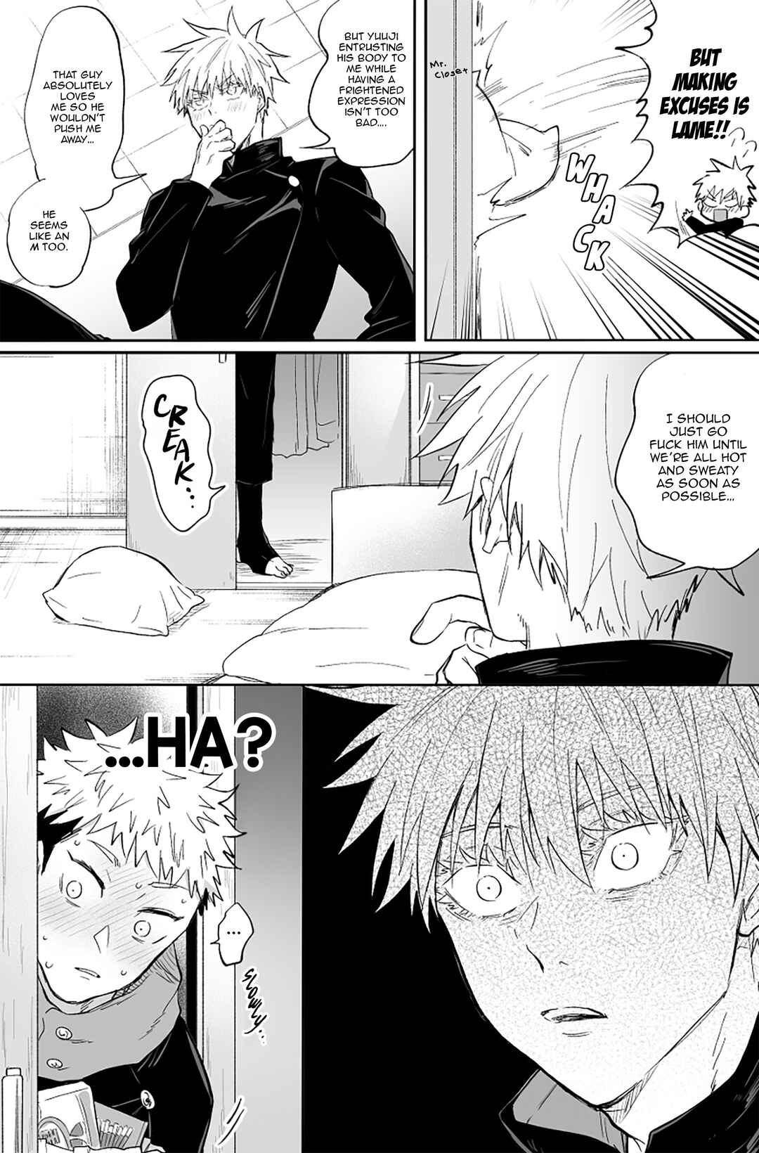 Page 5 Chapter Unknown_4ab5 Jujutsu Kaisen - Teppen Tsukinukeru Hodo Omae ga Suki da! (Doujinshi)