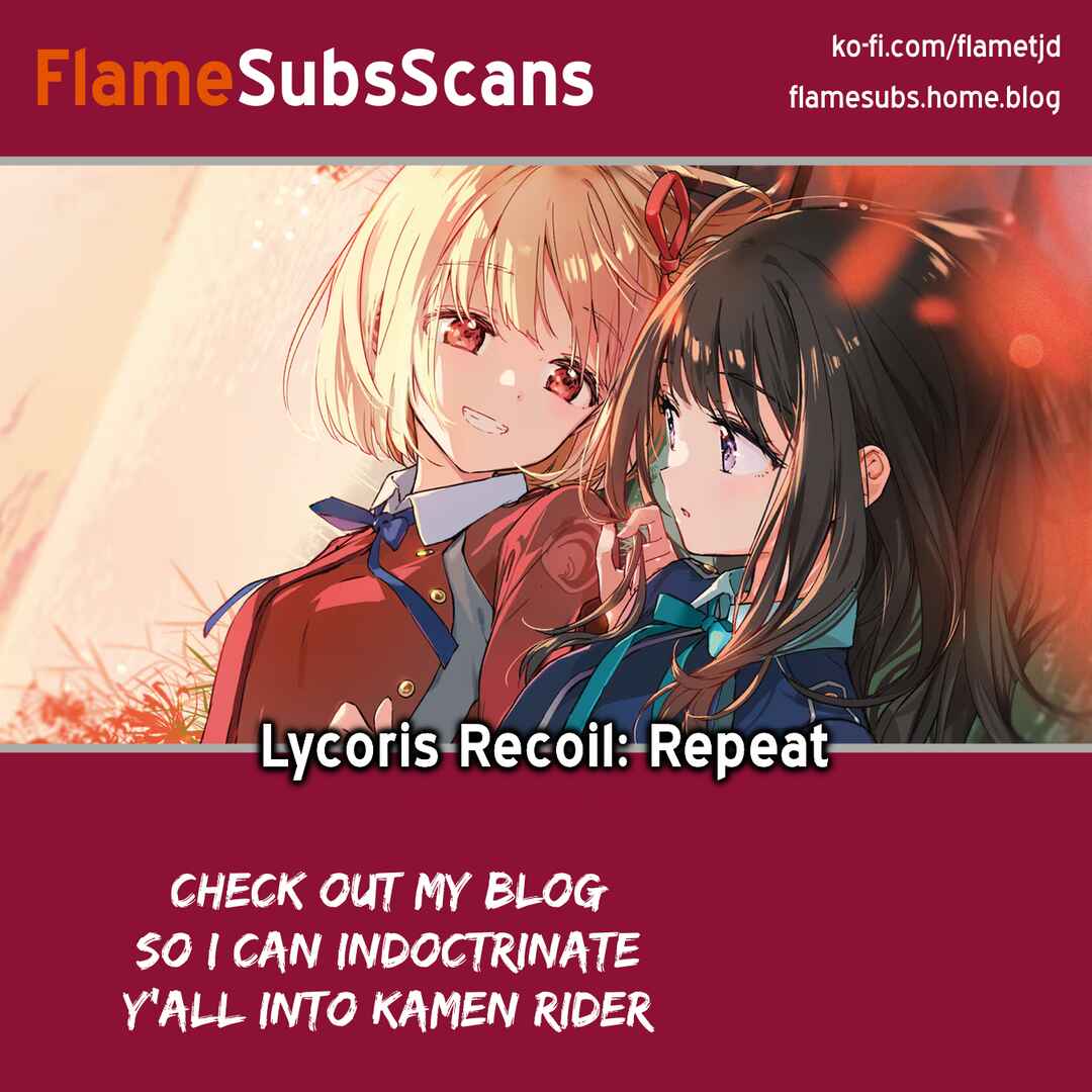 Page 13 Chapter 8 Lycoris Recoil Comic Anthology: Repeat