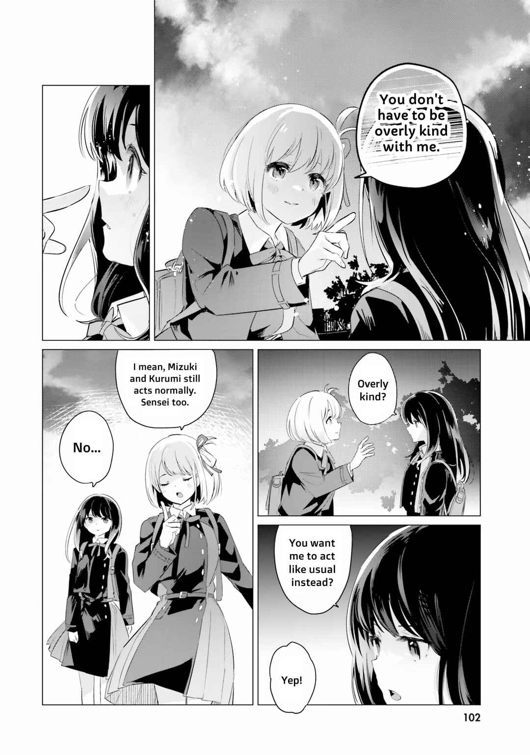 Page 8 Chapter 8 Lycoris Recoil Comic Anthology: Repeat