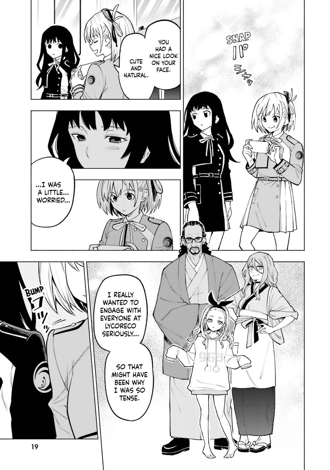 Page 15 Chapter 1 Lycoris Recoil Comic Anthology: Repeat