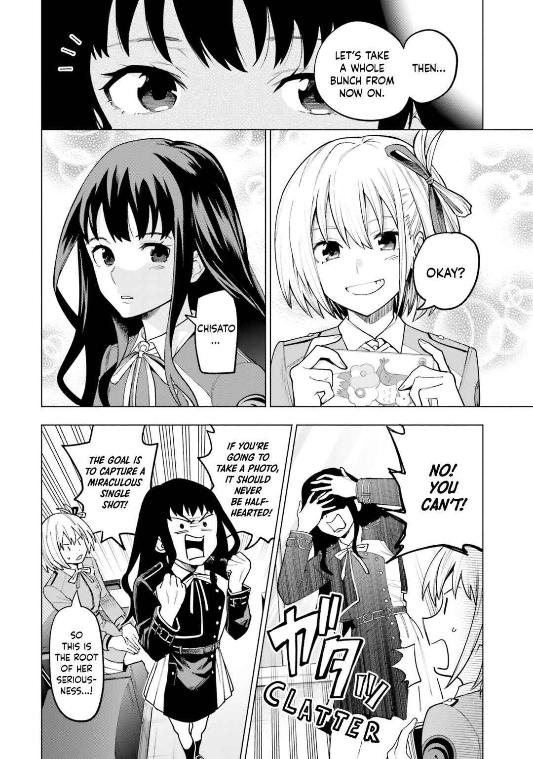 Page 4 Chapter 1 Lycoris Recoil Comic Anthology: Repeat
