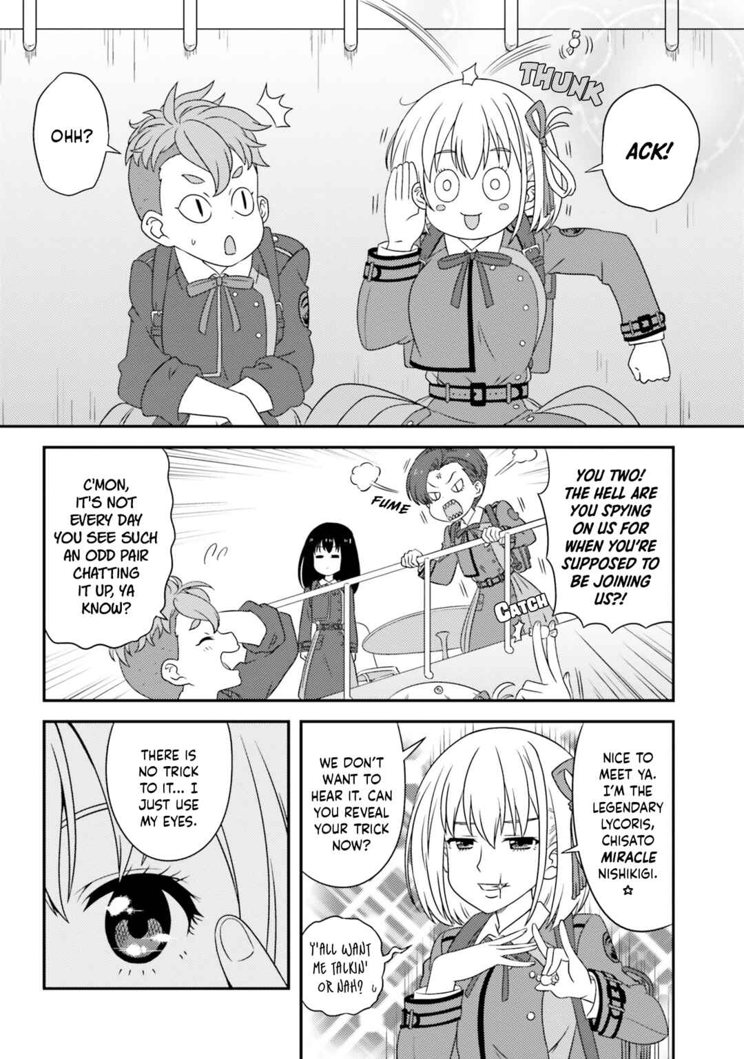 Page 12 Chapter 12 Lycoris Recoil Comic Anthology: Repeat