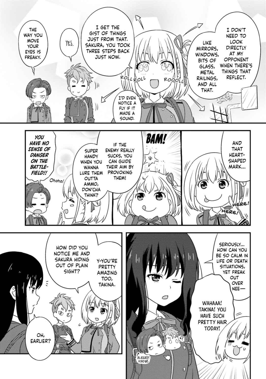 Page 13 Chapter 12 Lycoris Recoil Comic Anthology: Repeat