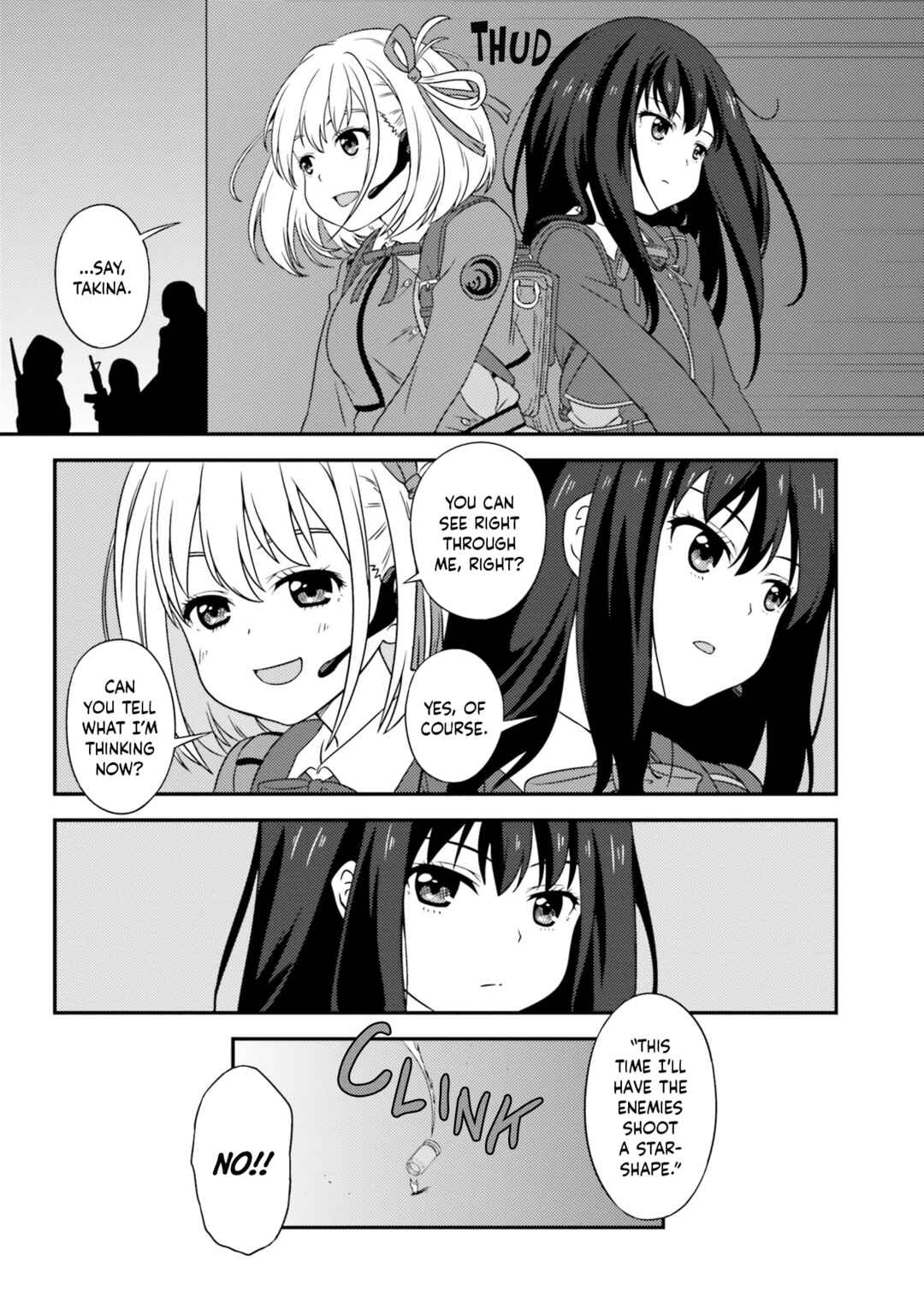 Page 16 Chapter 12 Lycoris Recoil Comic Anthology: Repeat