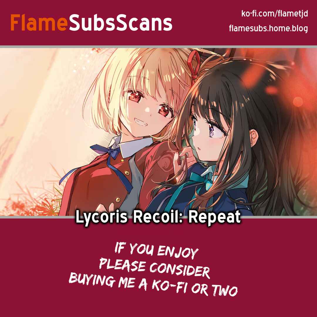 Page 9 Chapter 4 Lycoris Recoil Comic Anthology: Repeat