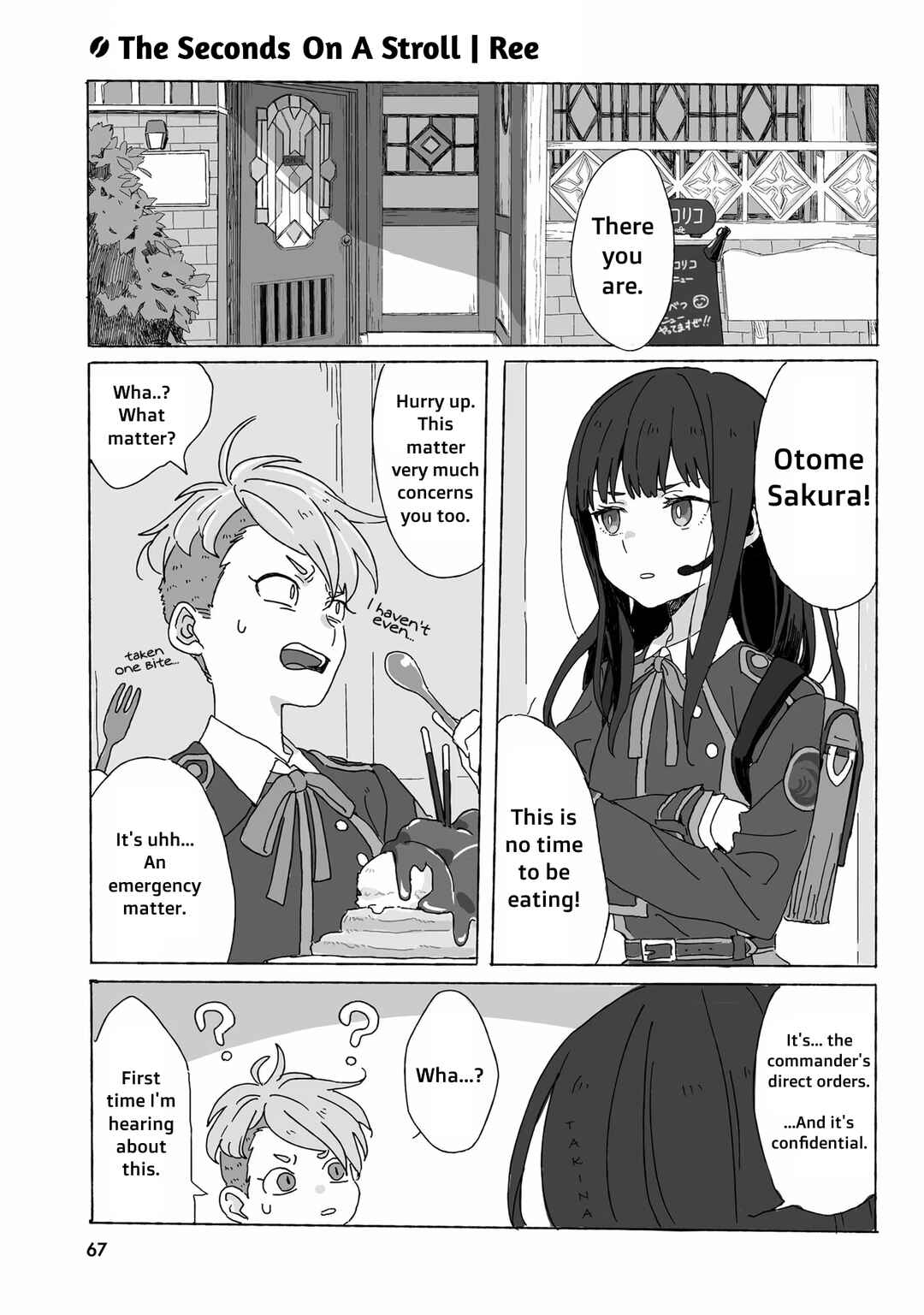 Page 1 Chapter 6 Lycoris Recoil Comic Anthology: Repeat