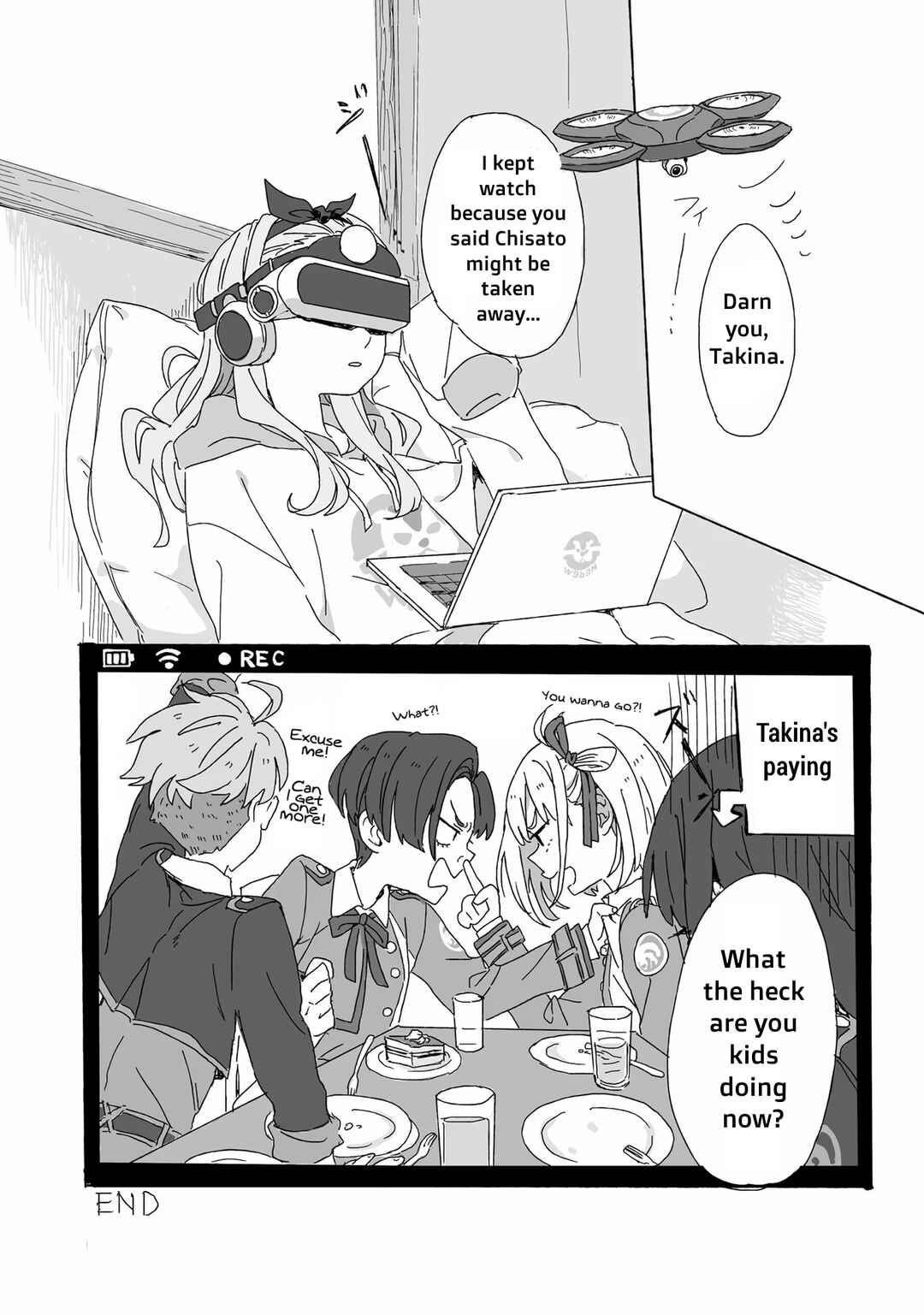 Page 10 Chapter 6 Lycoris Recoil Comic Anthology: Repeat