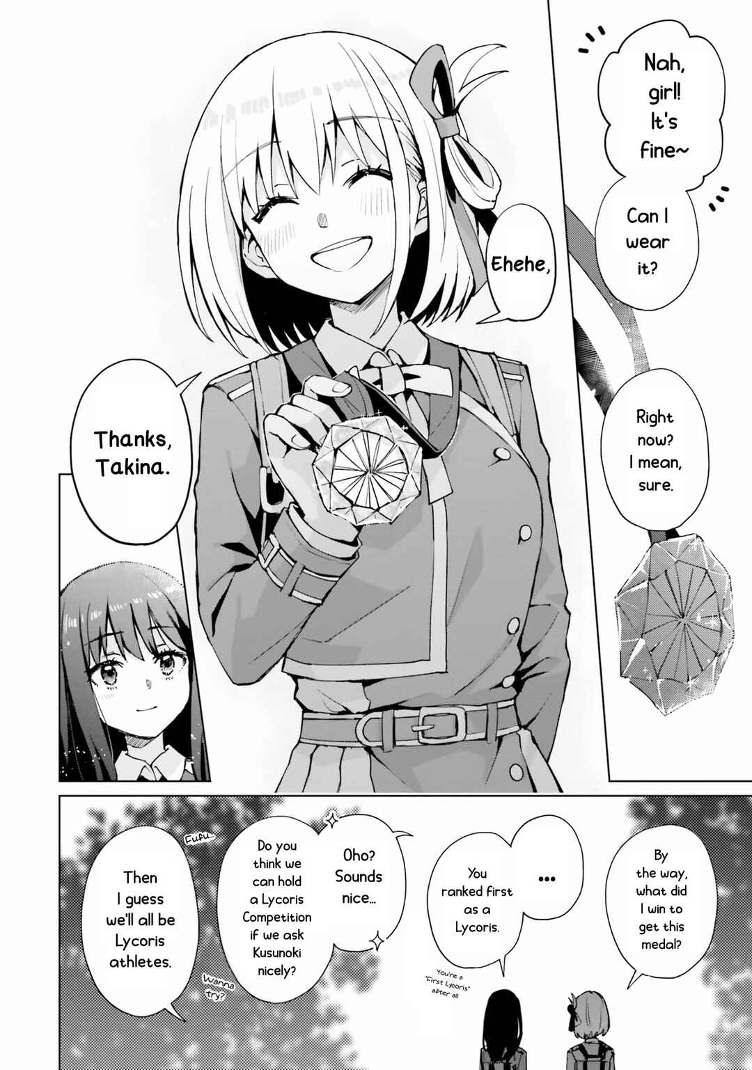Page 4 Chapter 13 Lycoris Recoil Comic Anthology: Repeat