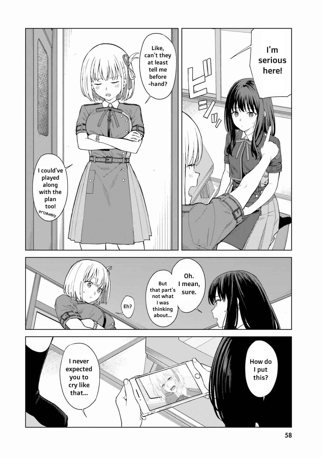 Page 4 Chapter 5 Lycoris Recoil Comic Anthology: Repeat