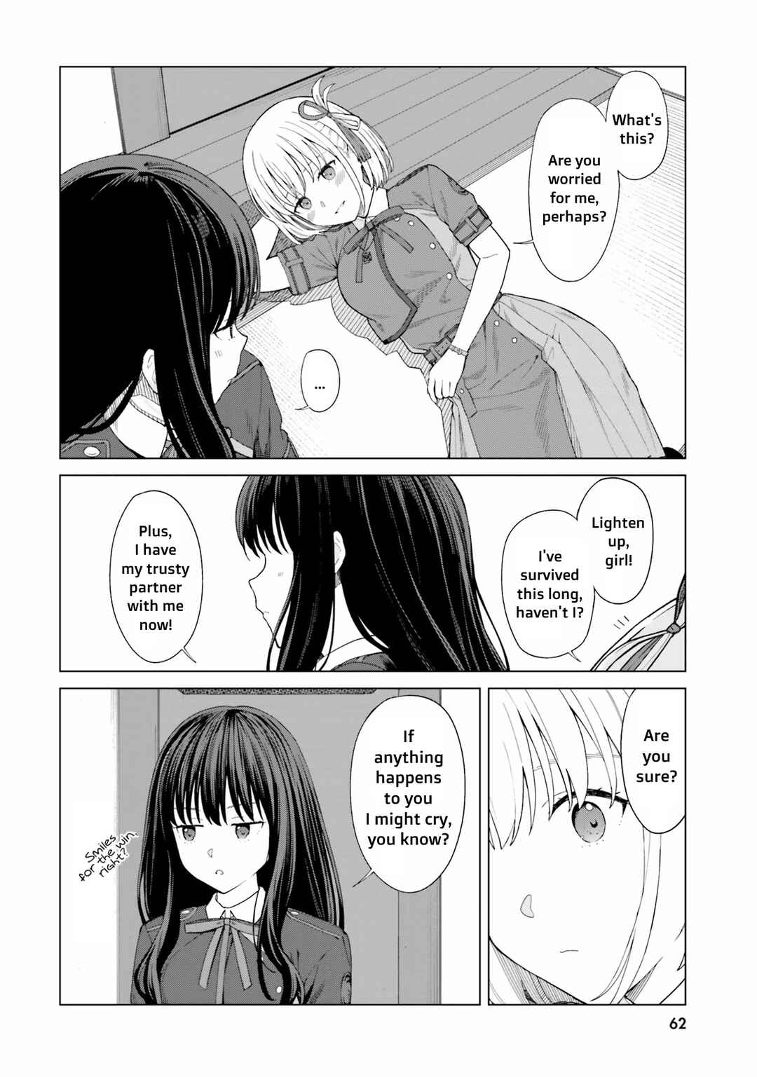 Page 8 Chapter 5 Lycoris Recoil Comic Anthology: Repeat
