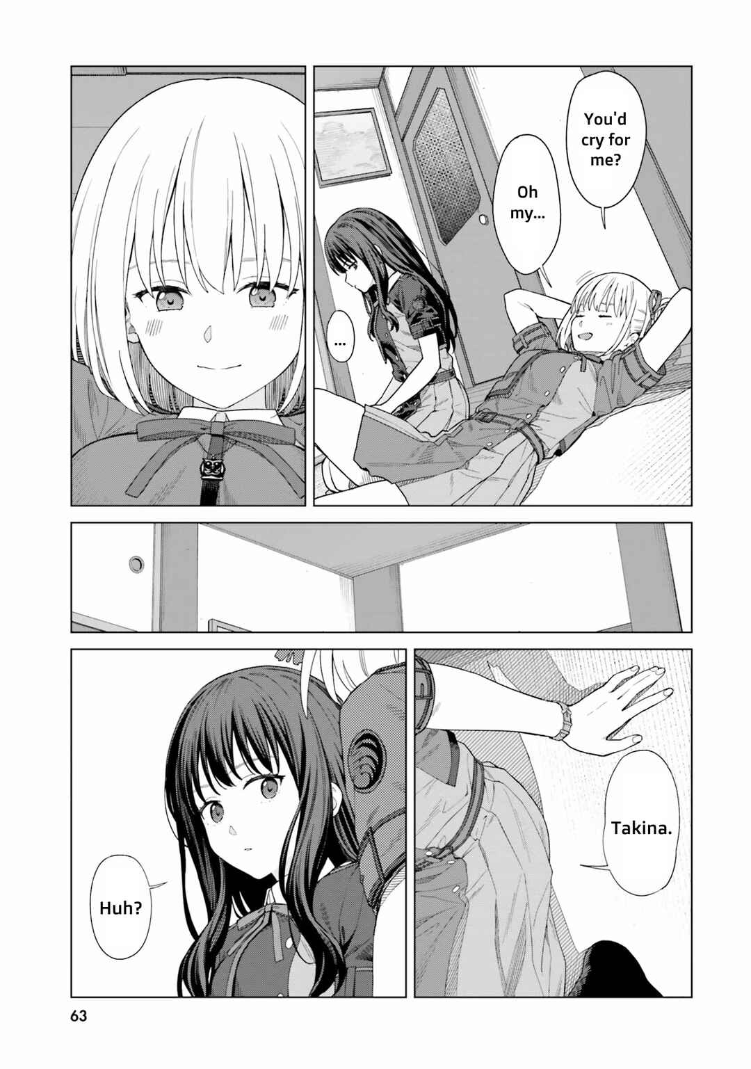Page 9 Chapter 5 Lycoris Recoil Comic Anthology: Repeat
