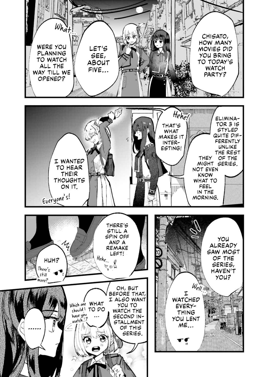 Page 4 Chapter 1 Lycoris Recoil Comic Anthology: Repeat