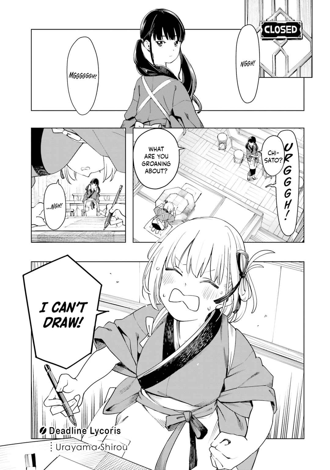 Page 1 Chapter 9 Lycoris Recoil Comic Anthology: Repeat