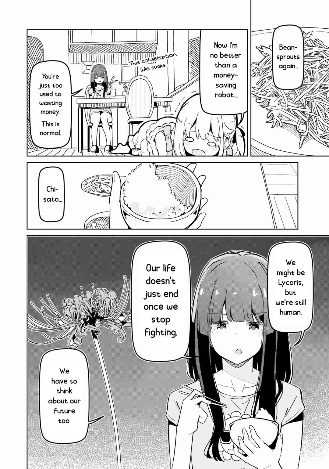 Page 6 Chapter 11 Lycoris Recoil Comic Anthology: Repeat