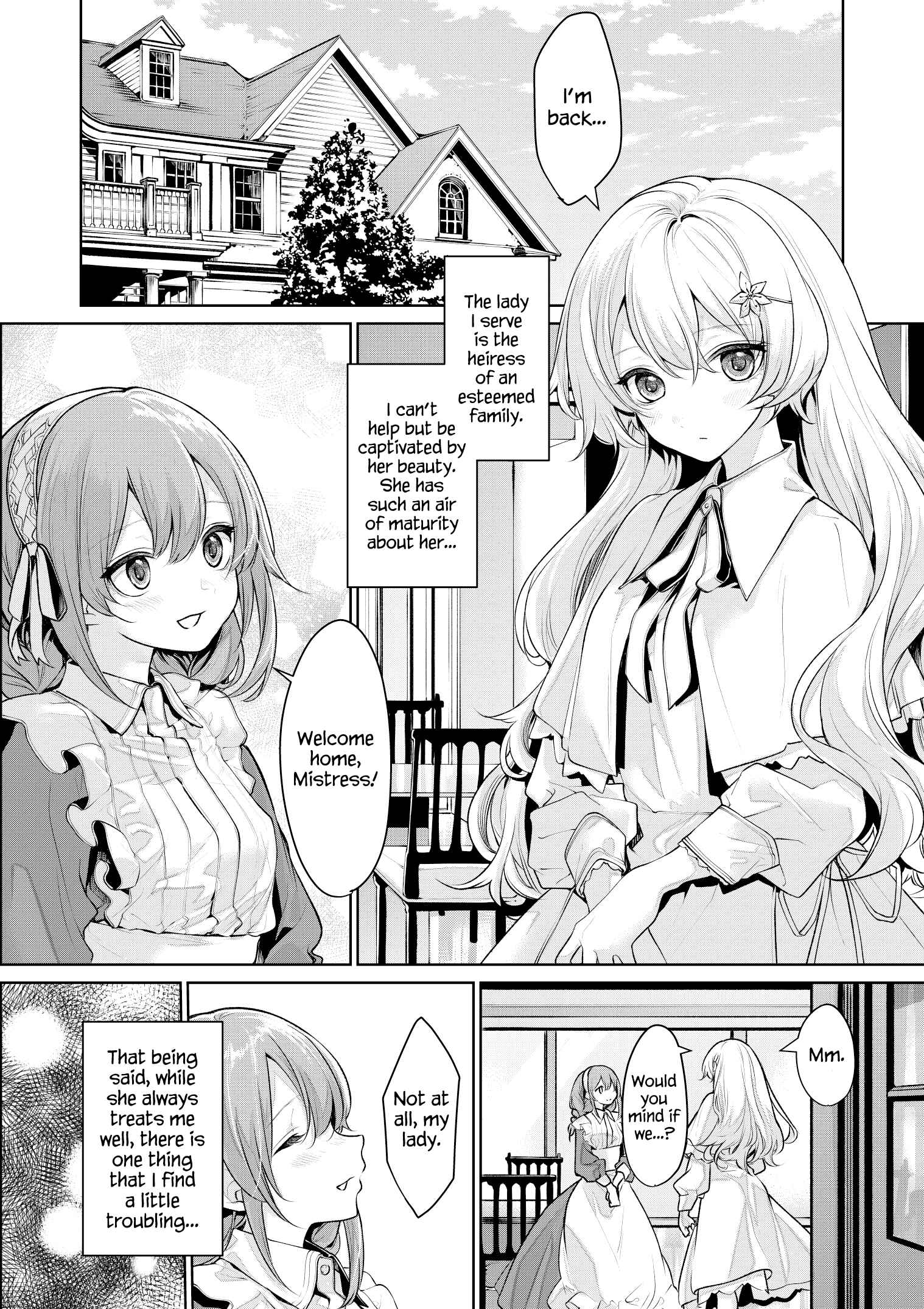 Page 1 Chapter 1 A Mistress Who Tempts Her Maid