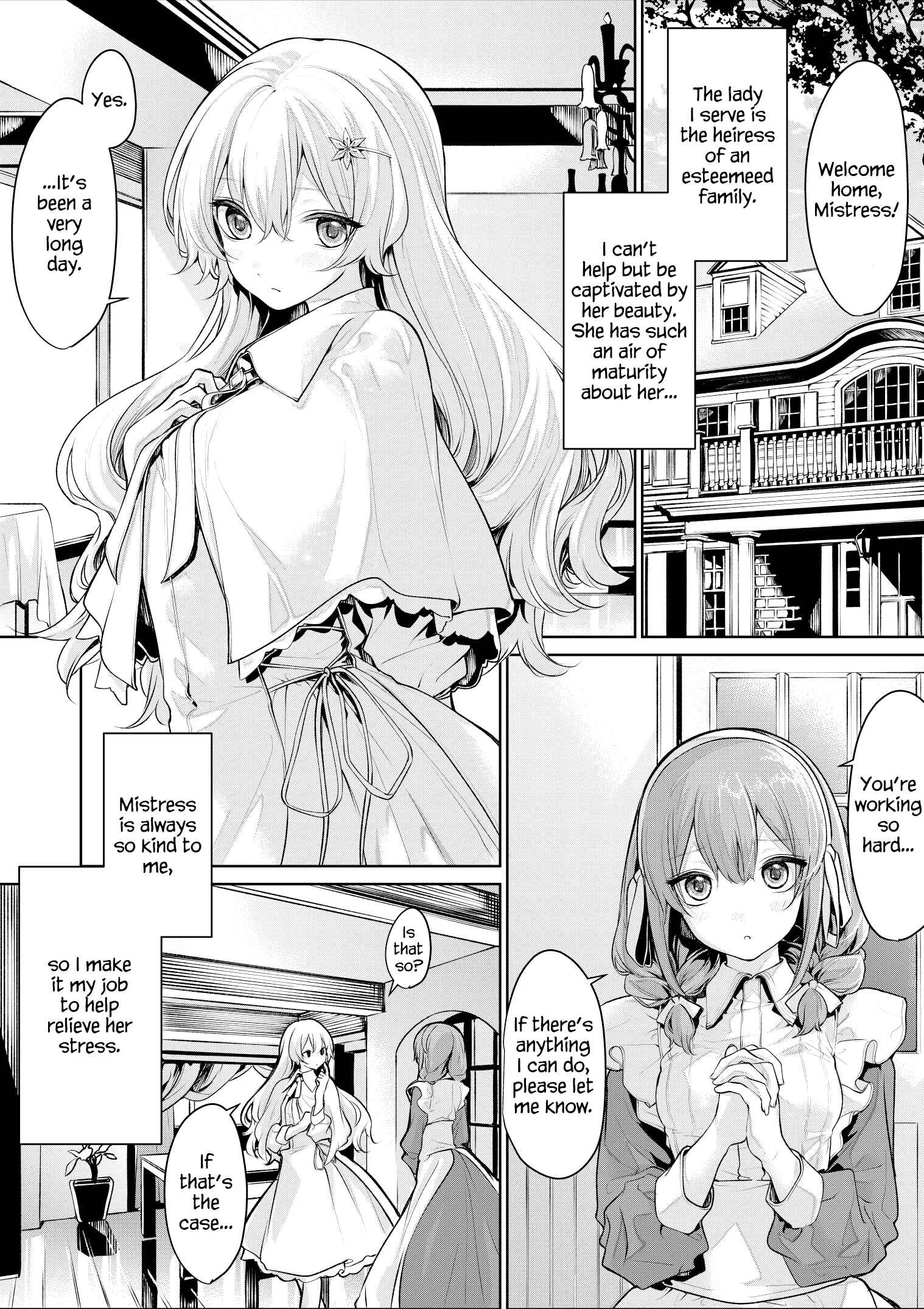 Page 1 Chapter 3 A Mistress Who Tempts Her Maid