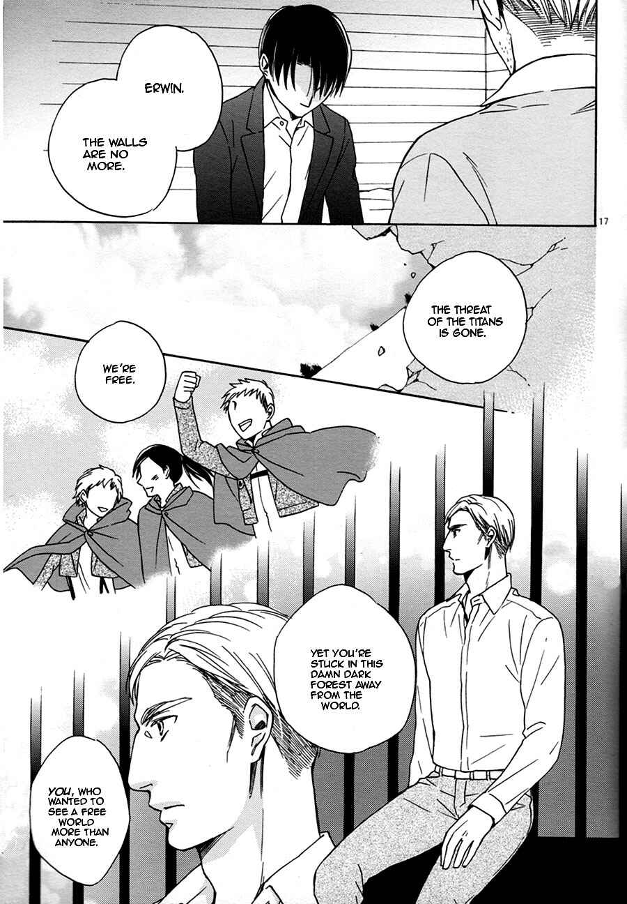 Page 15 Chapter Unknown_9fc2 Shingeki no Kyojin - Sekai no Owari wa Kimi to (Doujinshi)