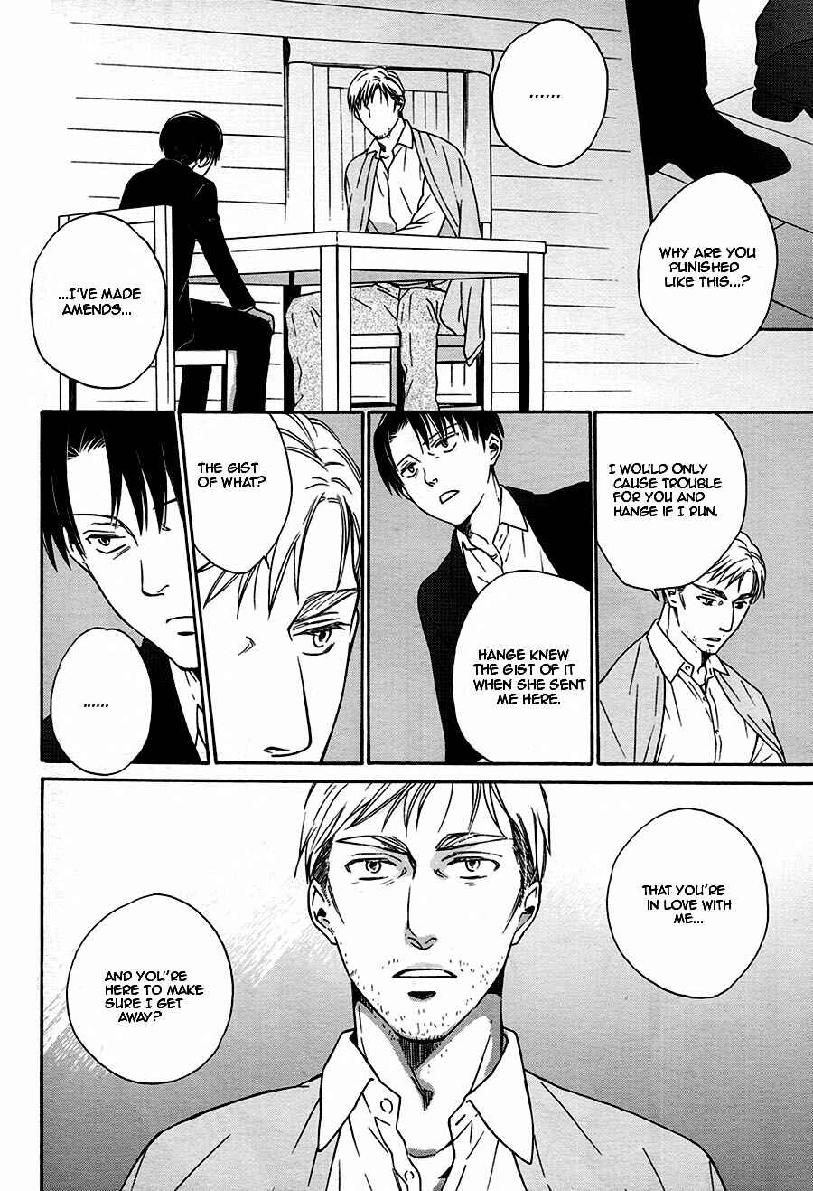 Page 16 Chapter Unknown_9fc2 Shingeki no Kyojin - Sekai no Owari wa Kimi to (Doujinshi)