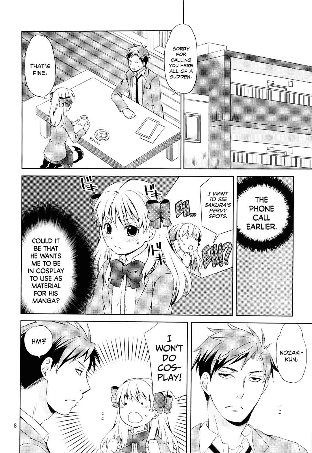 Page 6 Chapter Unknown_1d23 Gekkan Shoujo Nozaki-kun - Kikan Shoujo Sakura-san (Doujinshi)