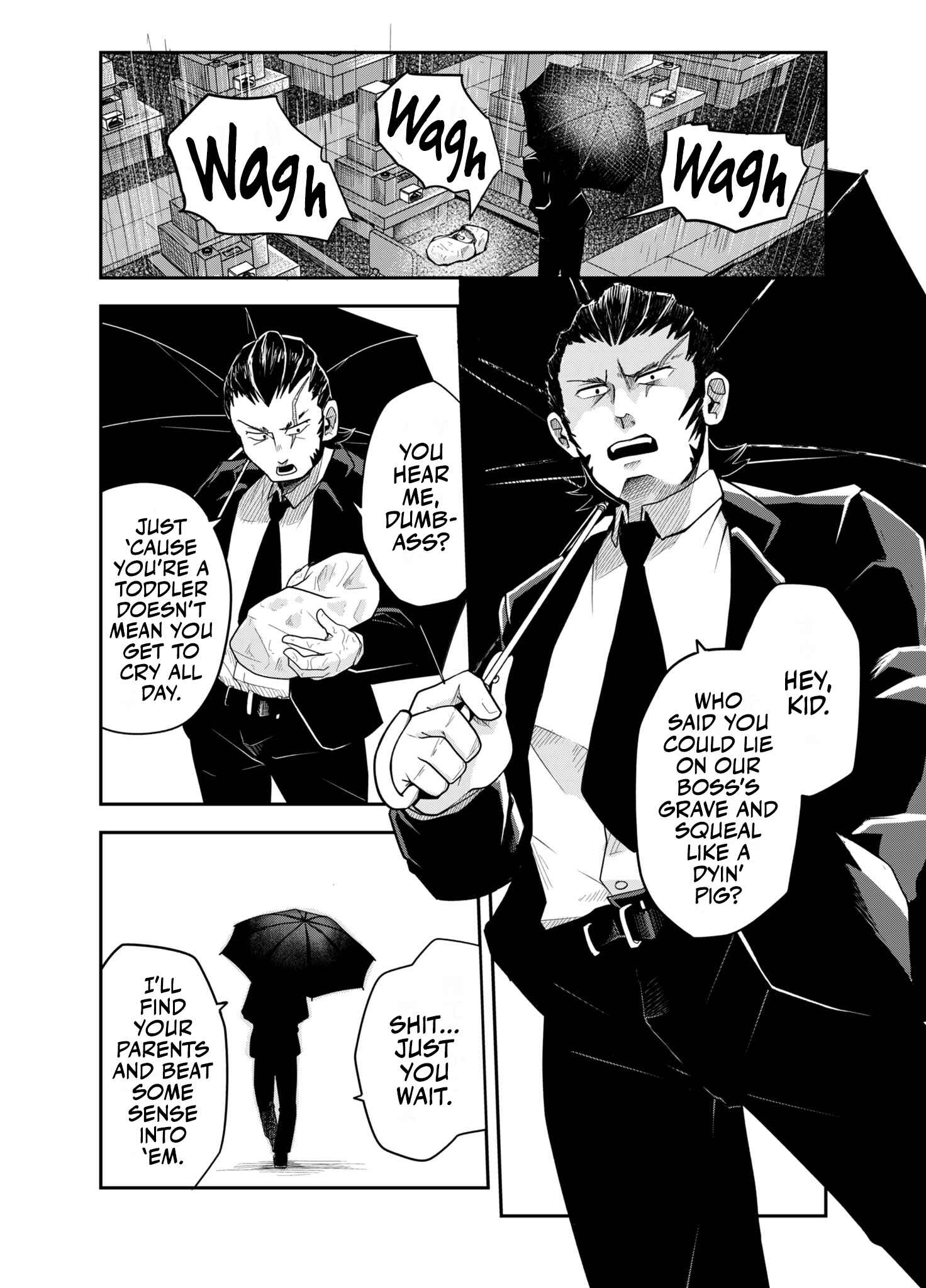 Page 1 Chapter Unknown_5414 Yakuza that picked up a kid