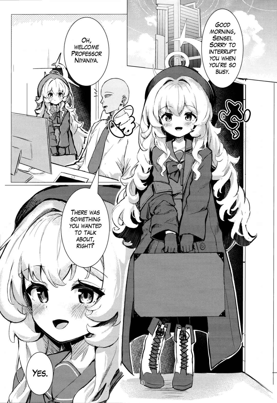 Page 2 Chapter Unknown_28ec Blue Archive - Niyaniya Kyouju ni Kanzen Haiboku suru Hon (Doujinshi)