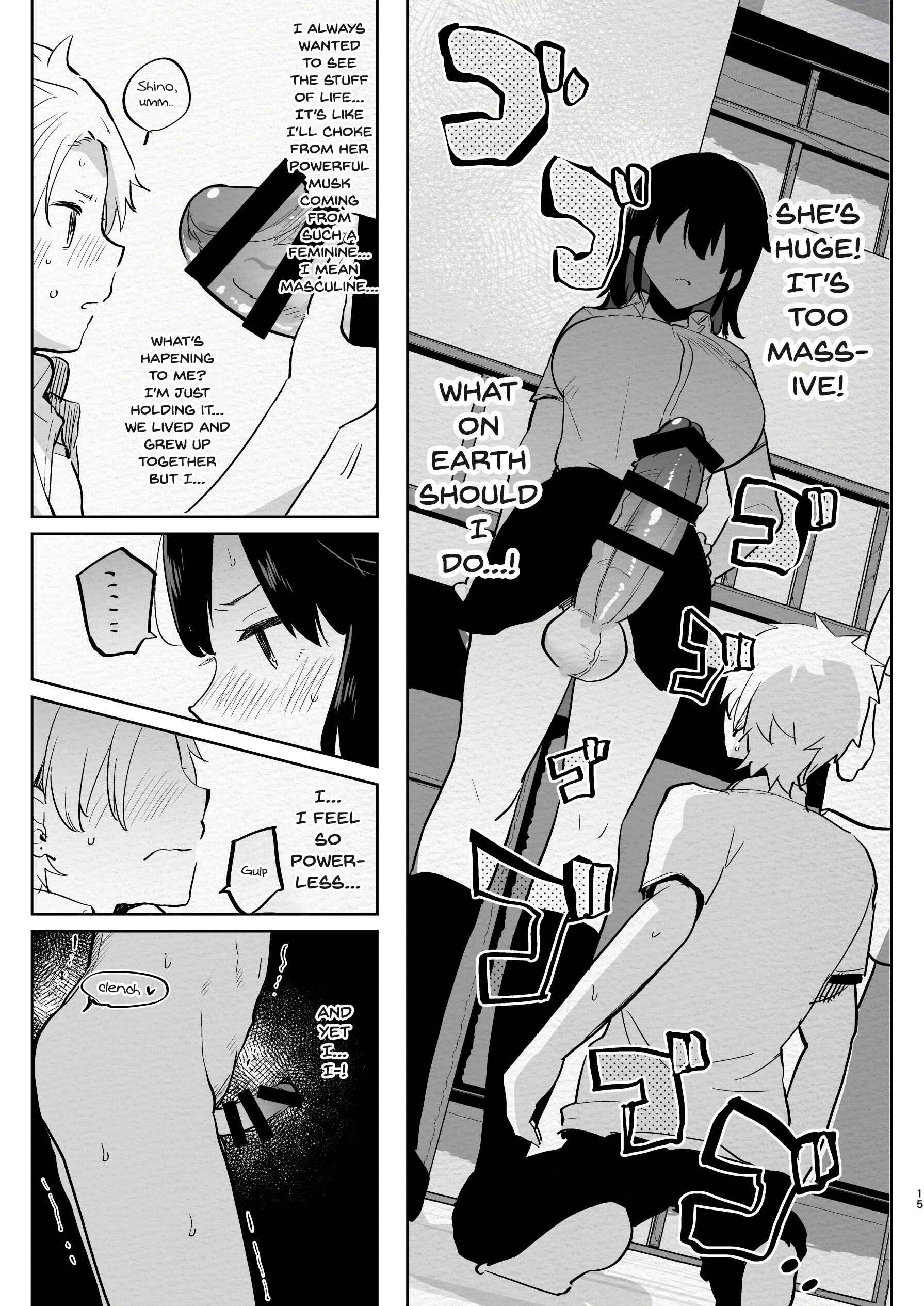 Page 15 Chapter 1 Futanari Osananajimi to Ore to Hajimete no Gyaku Anal Kagai Jugyou
