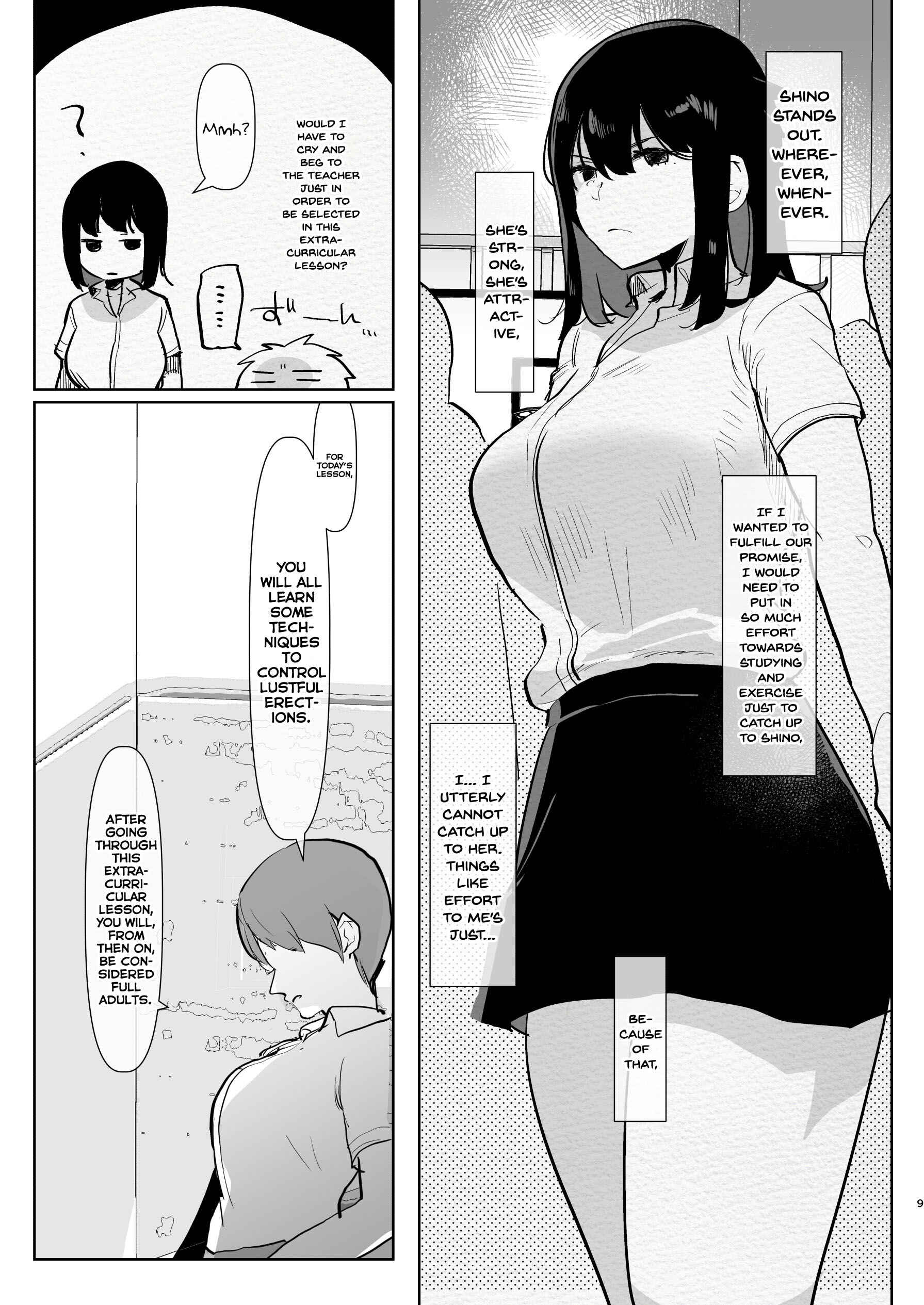 Page 9 Chapter 1 Futanari Osananajimi to Ore to Hajimete no Gyaku Anal Kagai Jugyou