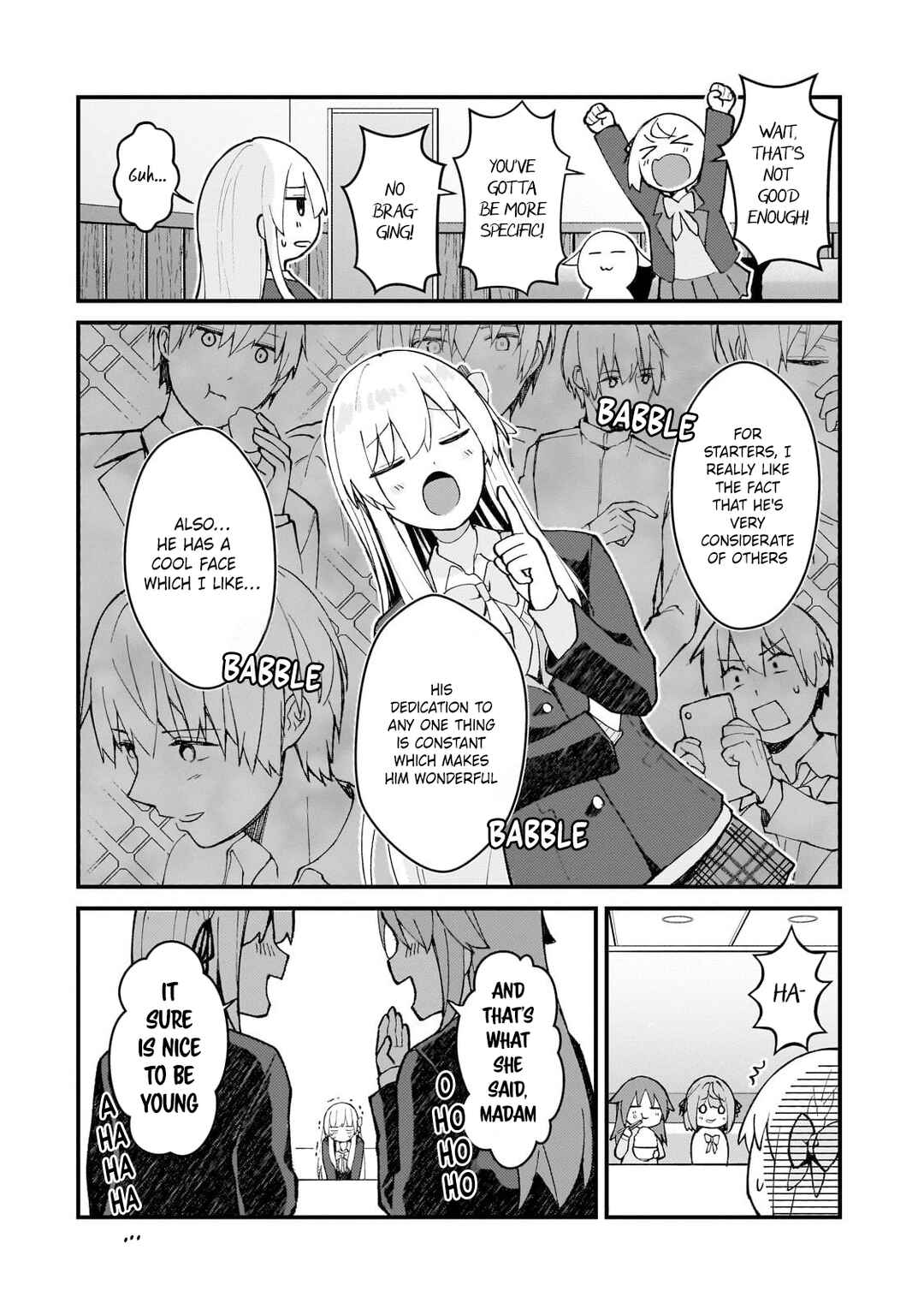 Page 6 Chapter 35 Netoge no Yome ga Ninki Idol datta ~Cool kei no Kanojo wa Genjitsu demo Yome no Tsumori de Iru~