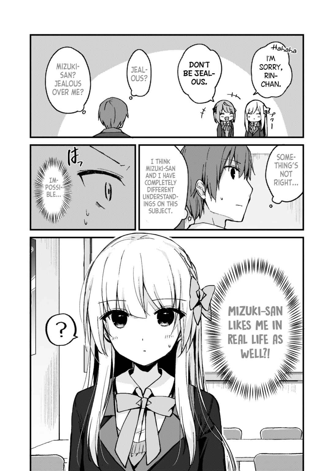 Page 15 Chapter 3 Netoge no Yome ga Ninki Idol datta ~Cool kei no Kanojo wa Genjitsu demo Yome no Tsumori de Iru~