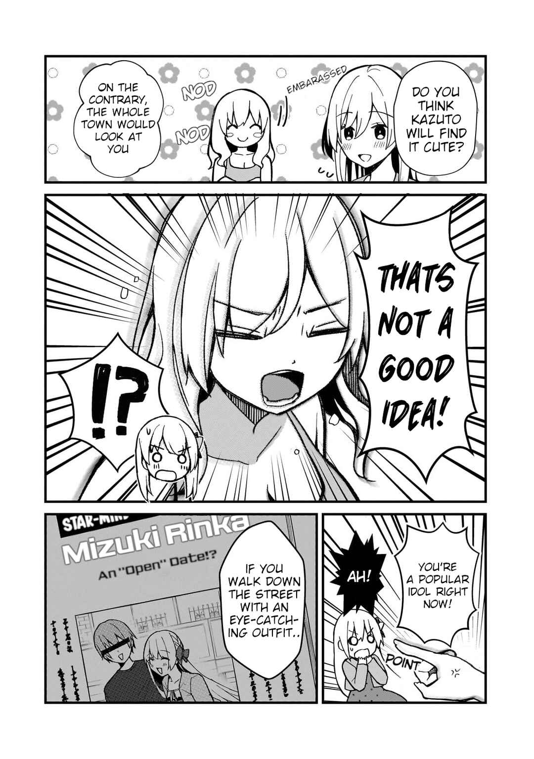 Page 8 Chapter 29 Netoge no Yome ga Ninki Idol datta ~Cool kei no Kanojo wa Genjitsu demo Yome no Tsumori de Iru~
