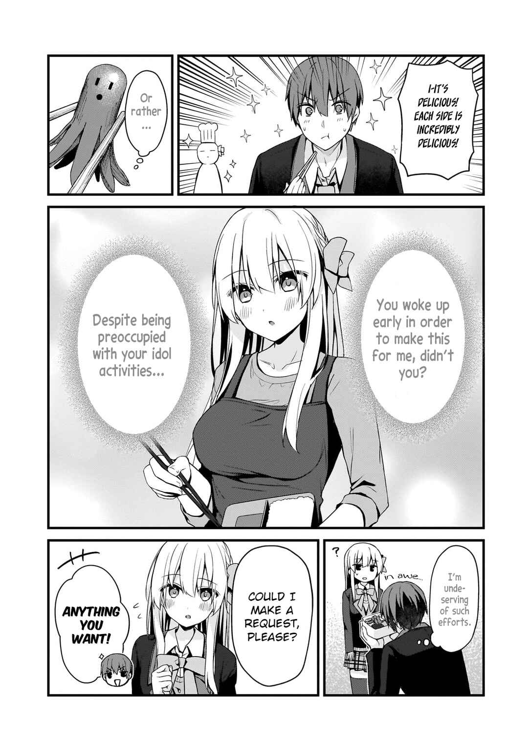 Page 3 Chapter 11 Netoge no Yome ga Ninki Idol datta ~Cool kei no Kanojo wa Genjitsu demo Yome no Tsumori de Iru~
