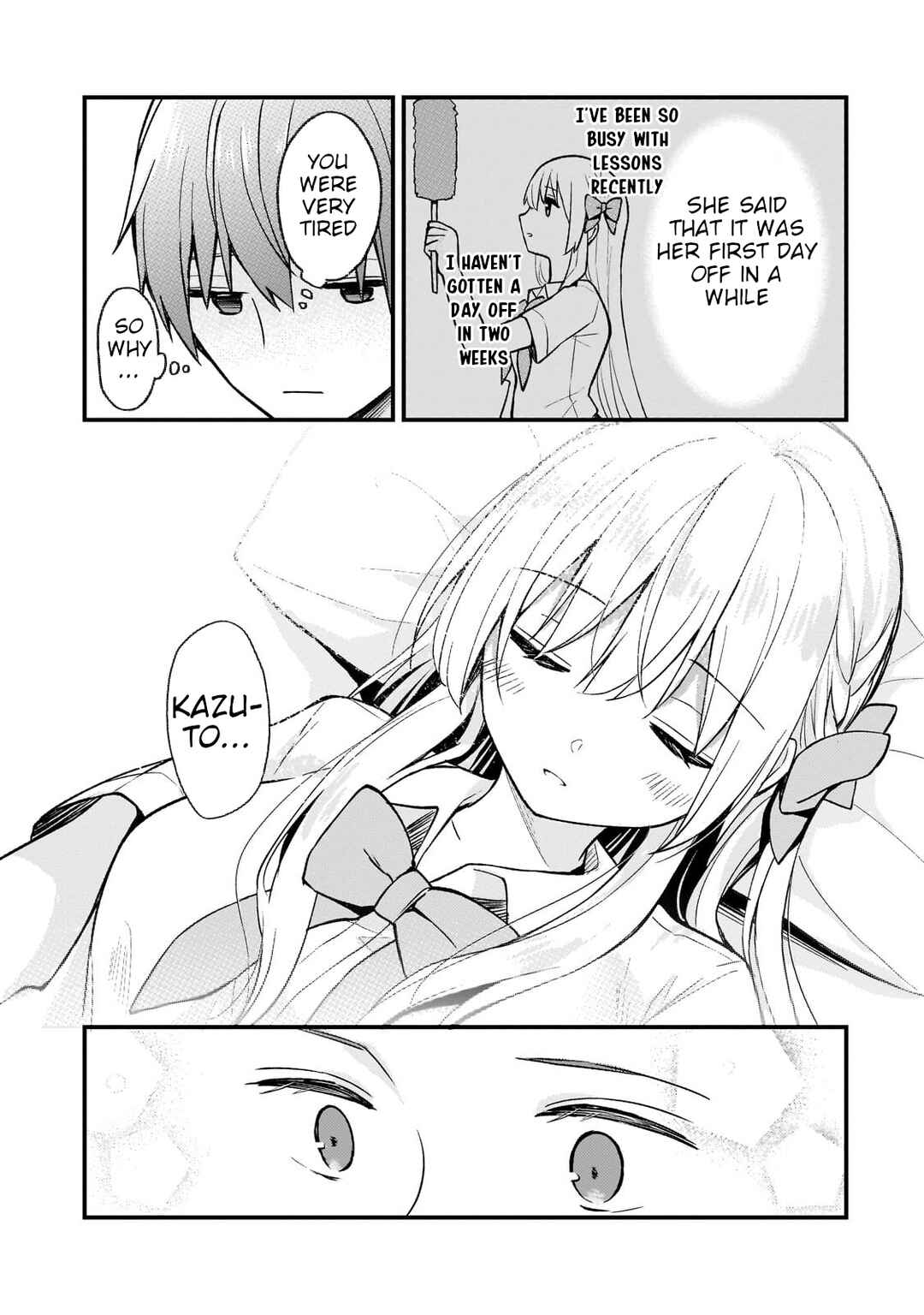 Page 11 Chapter 25 Netoge no Yome ga Ninki Idol datta ~Cool kei no Kanojo wa Genjitsu demo Yome no Tsumori de Iru~