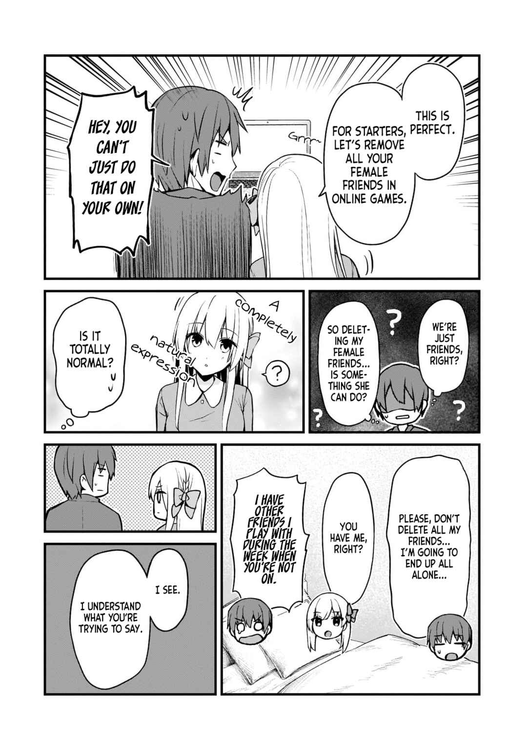 Page 8 Chapter 12 Netoge no Yome ga Ninki Idol datta ~Cool kei no Kanojo wa Genjitsu demo Yome no Tsumori de Iru~