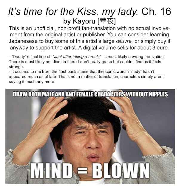 Page 24 Chapter 16 Its time for the Kiss, my lady.