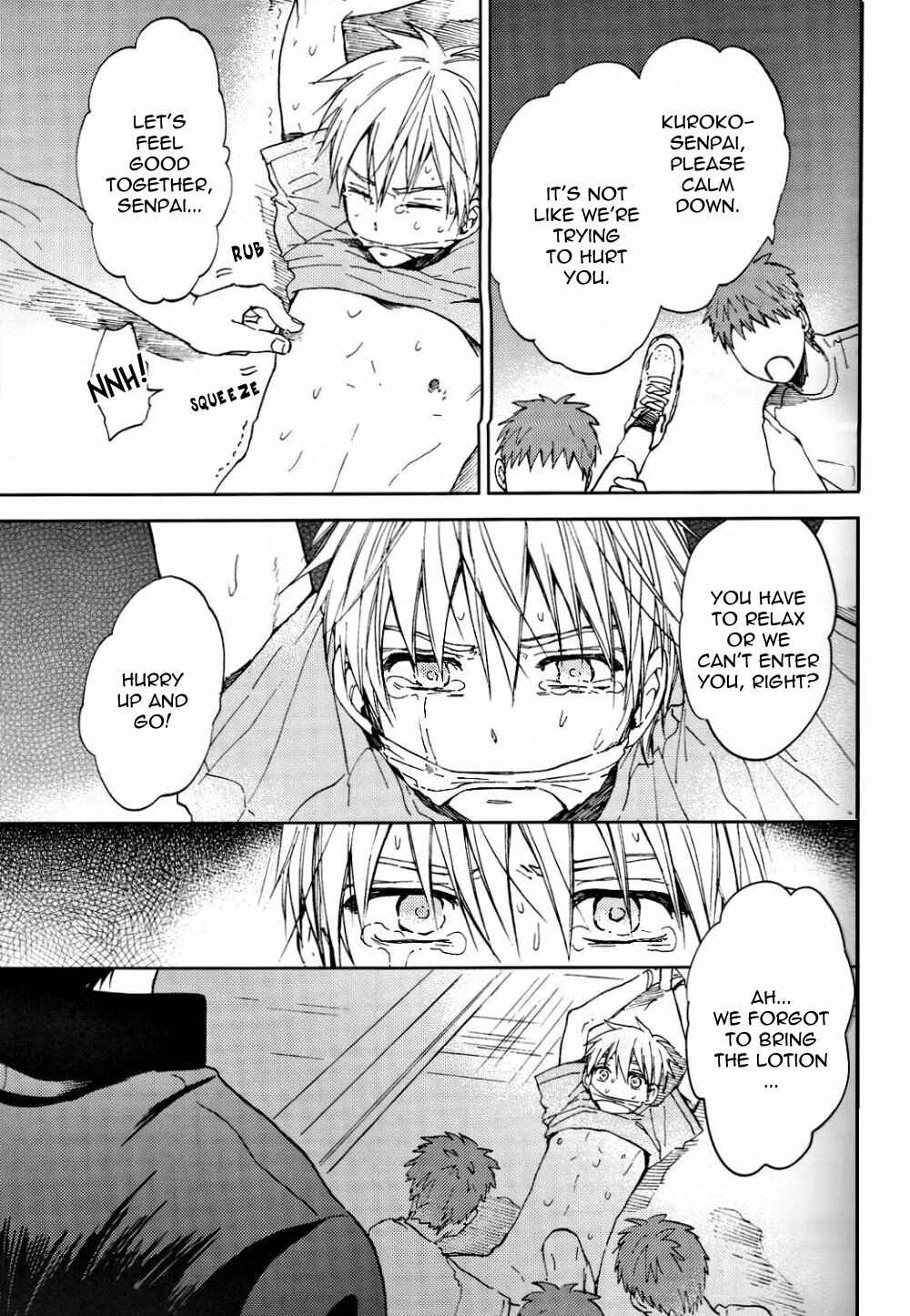 Page 11 Chapter Unknown_66cc Kuroko no Basket - A ̄Rape Shite (Doujinshi)
