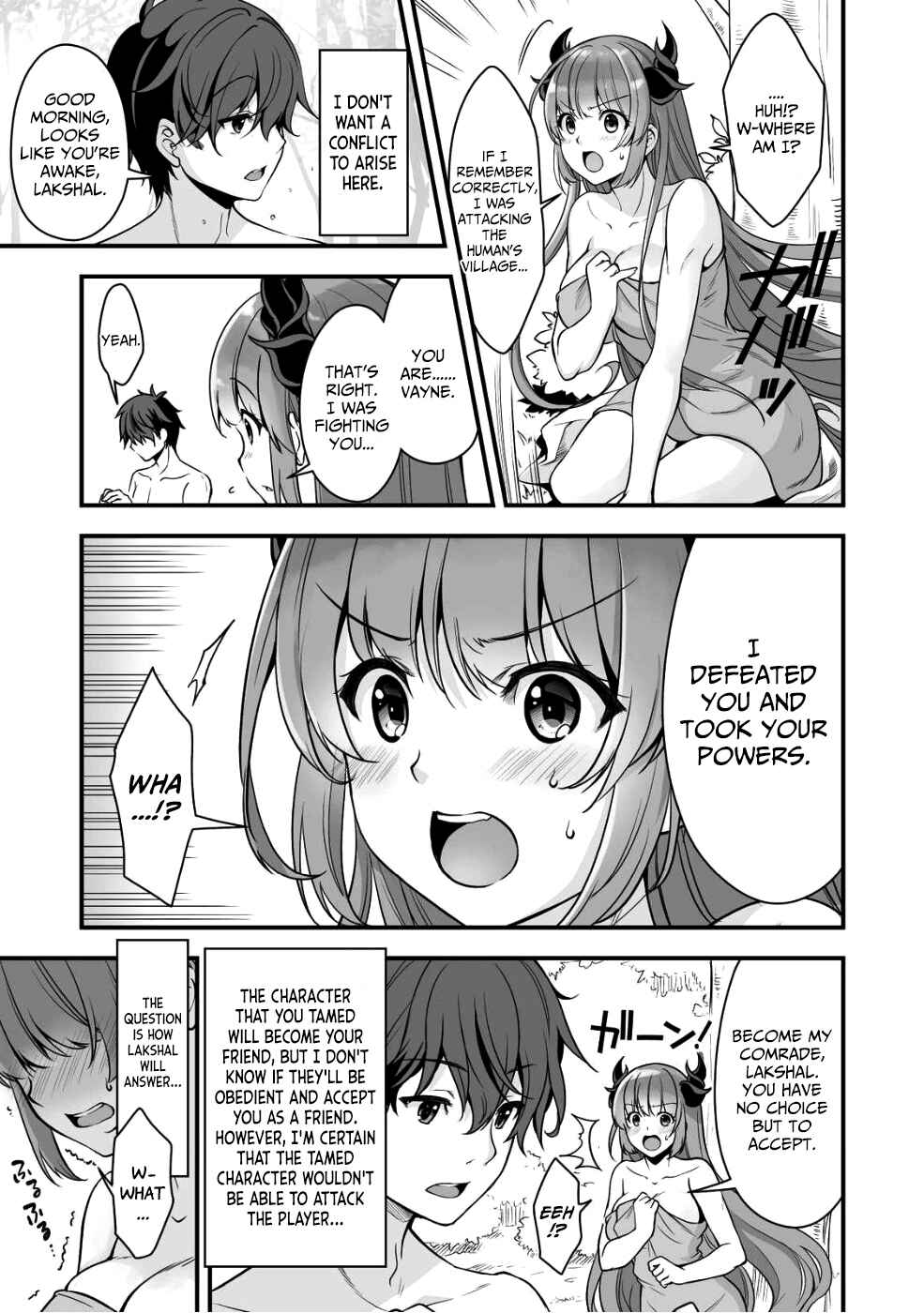 Page 20 Chapter 2 When I Was Playing Eroge With VR, I Was Reincarnated In A Different World, I Will Enslave All The Beautiful Demon Girls ~Crossout Saber~
