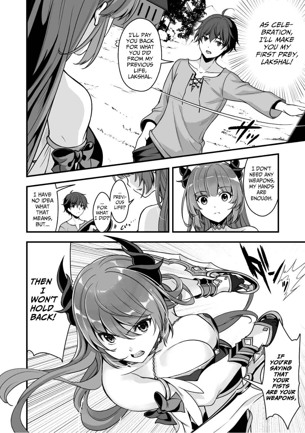 Page 9 Chapter 2 When I Was Playing Eroge With VR, I Was Reincarnated In A Different World, I Will Enslave All The Beautiful Demon Girls ~Crossout Saber~
