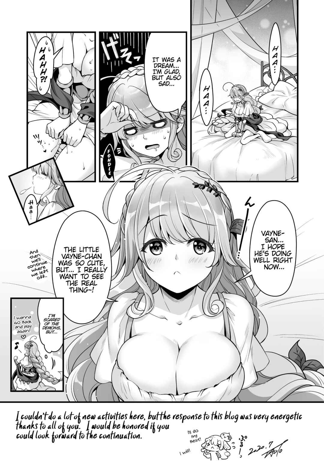 Page 7 Chapter 8.5 When I Was Playing Eroge With VR, I Was Reincarnated In A Different World, I Will Enslave All The Beautiful Demon Girls ~Crossout Saber~