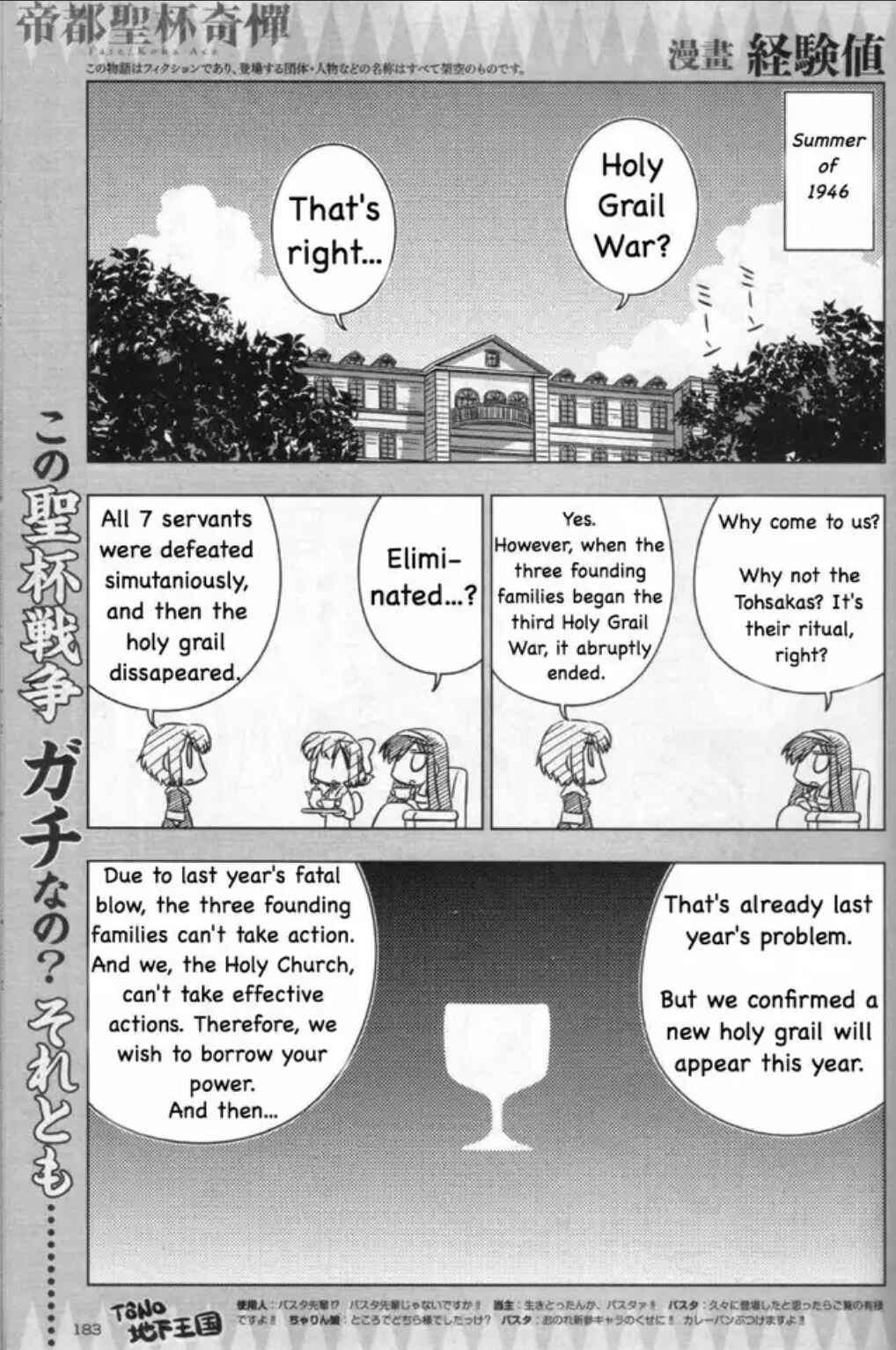 Page 1 Chapter 2 Koha-Ace GO - Imperial Capital Holy Grail Strange Story