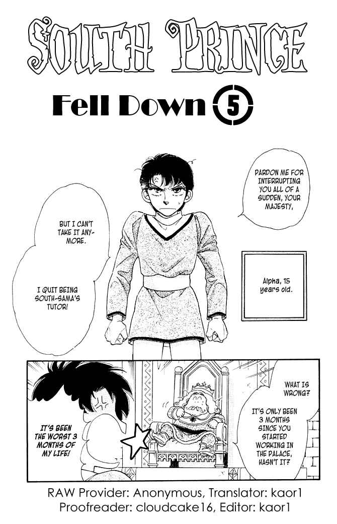 Page 1 Chapter 6 South Prince North Princess