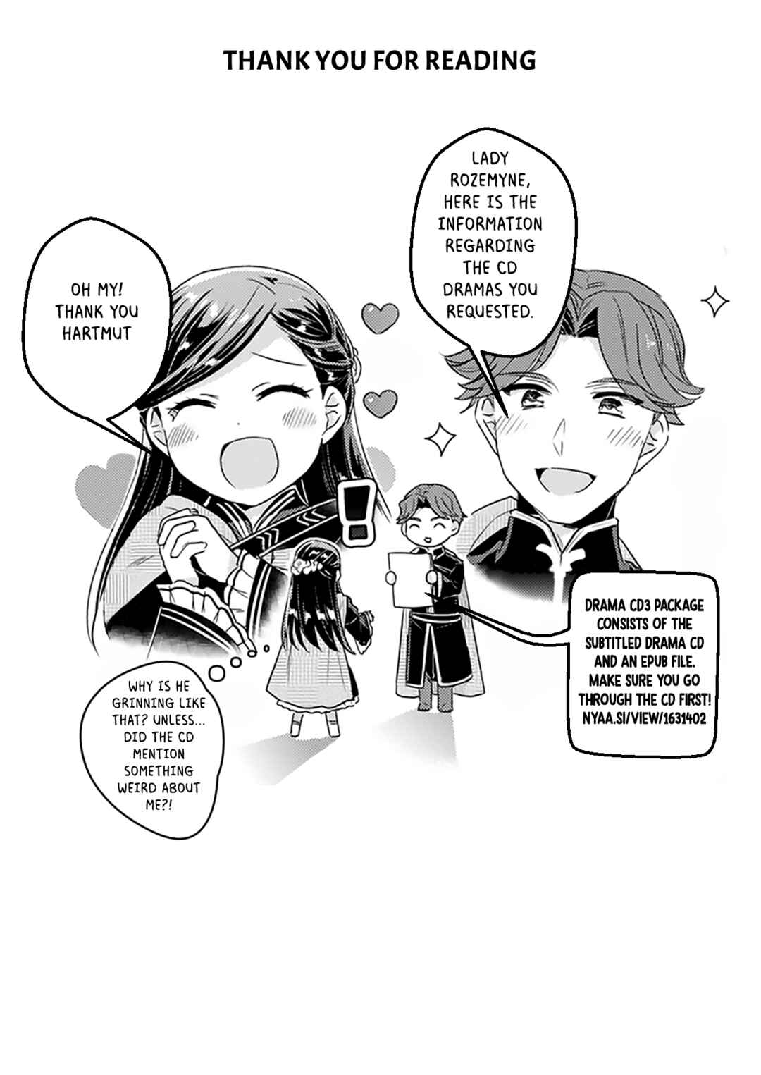 Page 6 Chapter 1 Honzuki no Gekokujou ~Shisho ni Naru Tame ni wa Shudan wo Erandeiraremasen~ Drama CD3