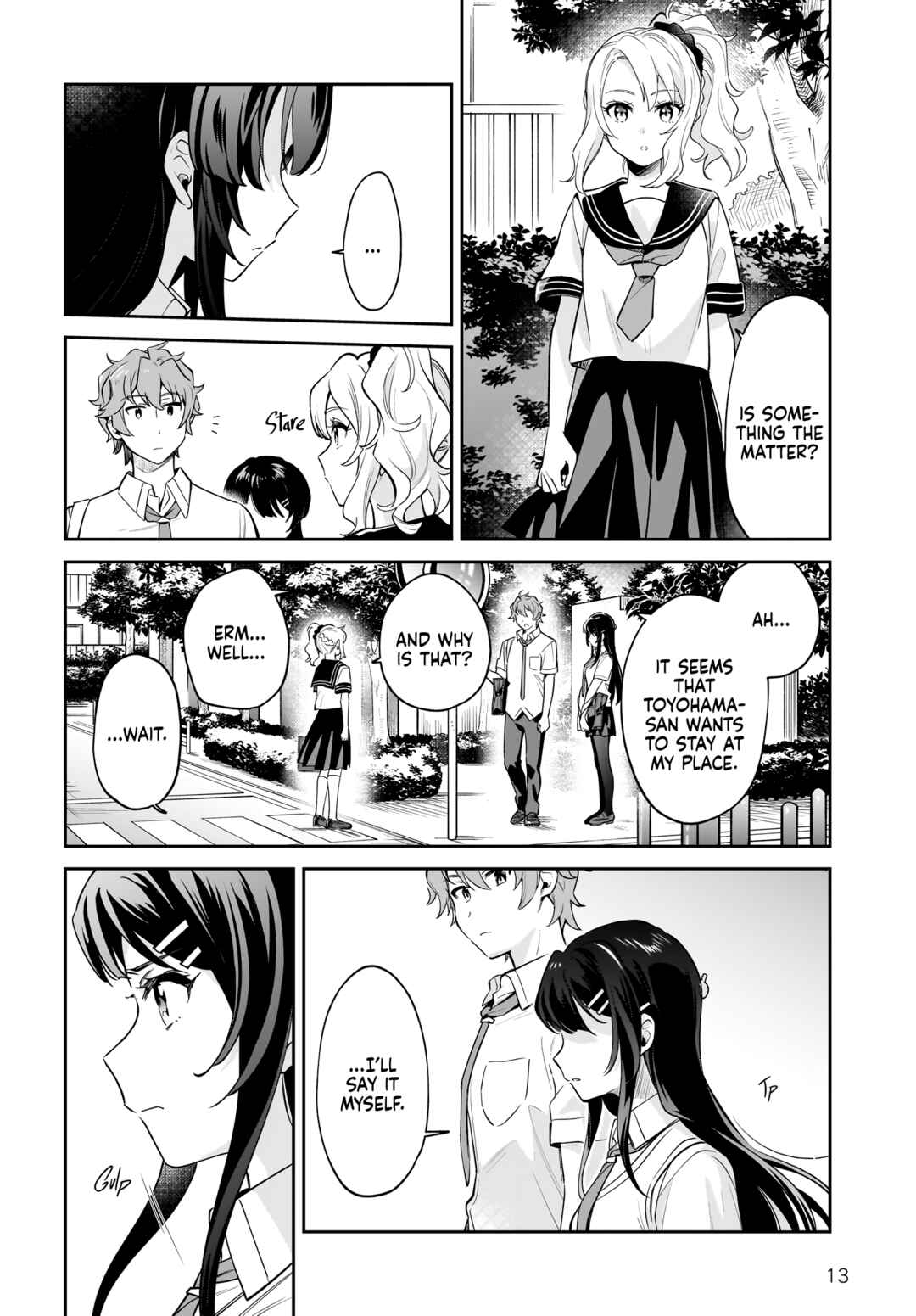 Page 13 Chapter 3.2 Rascal Does Not Dream of Siscon Idol