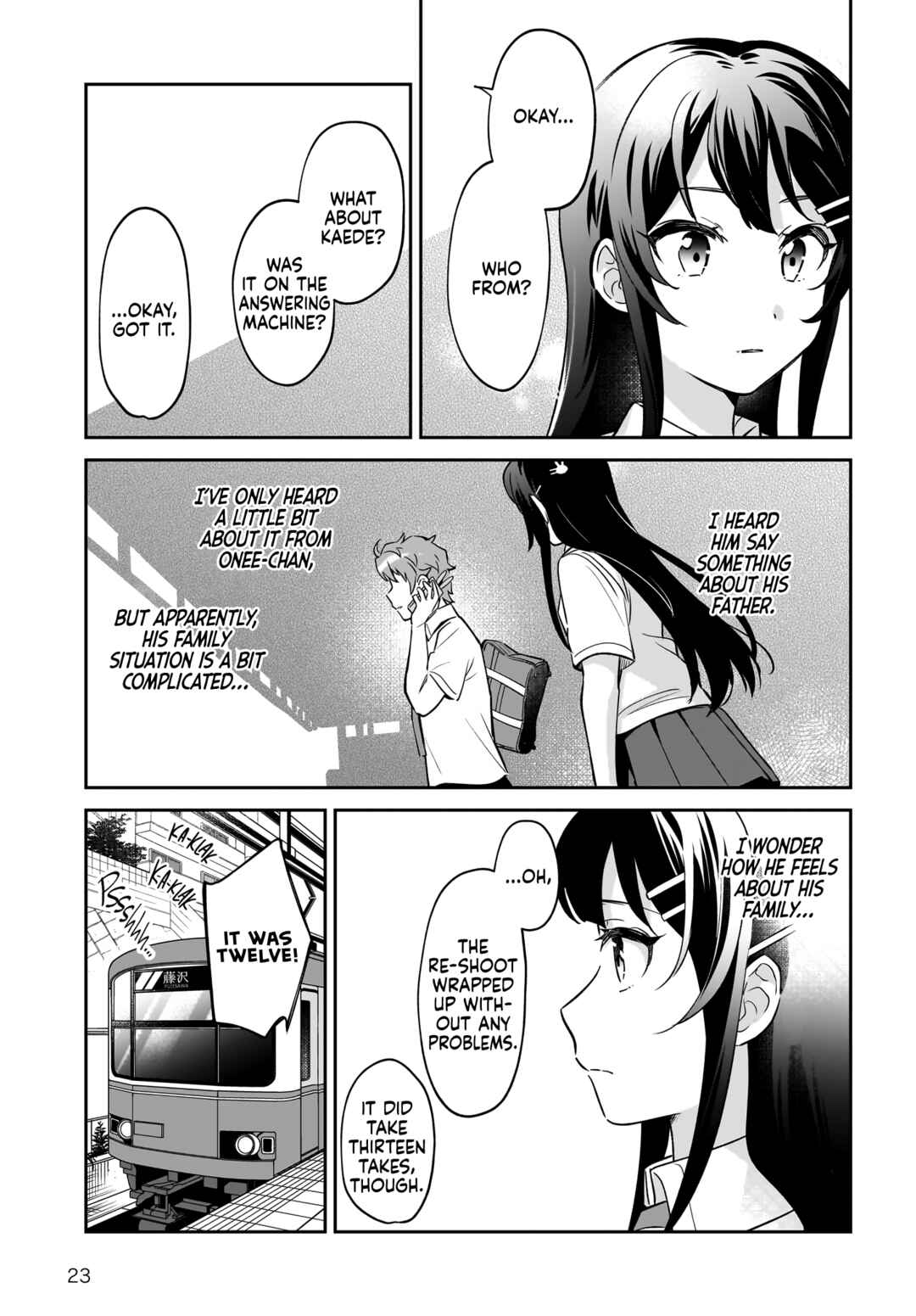 Page 23 Chapter 5 Rascal Does Not Dream of Siscon Idol