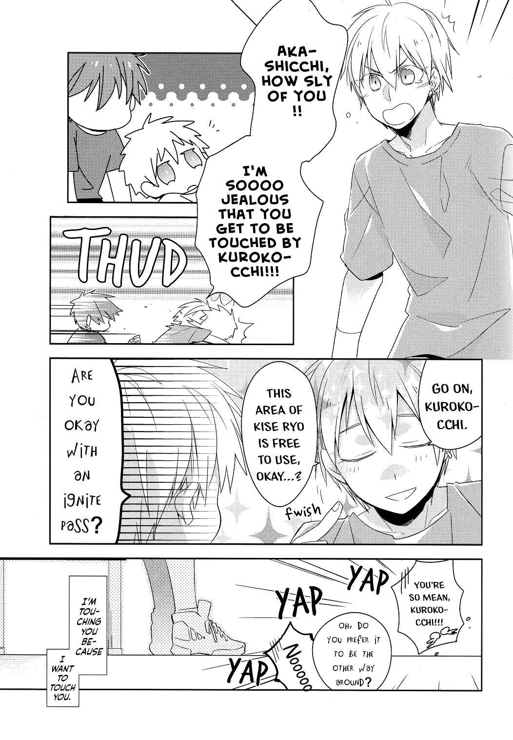 Page 15 Chapter Unknown_1e6b Kuroko no Basket - Sawatte, Kawatte (Doujinshi)
