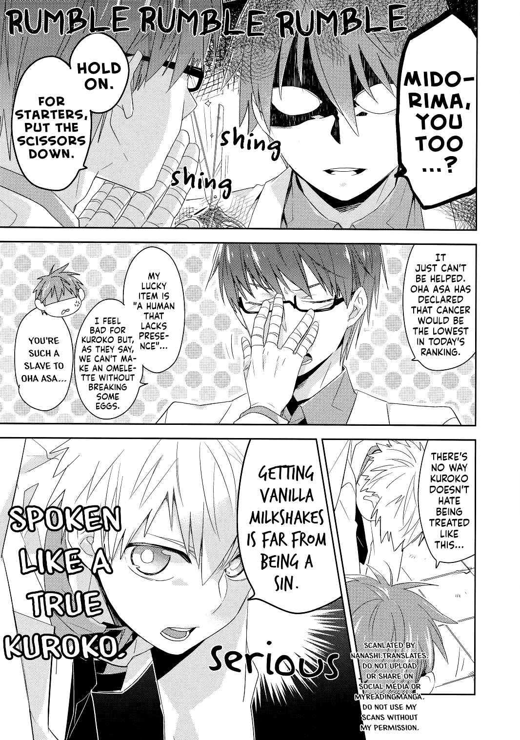 Page 7 Chapter Unknown_1e6b Kuroko no Basket - Sawatte, Kawatte (Doujinshi)