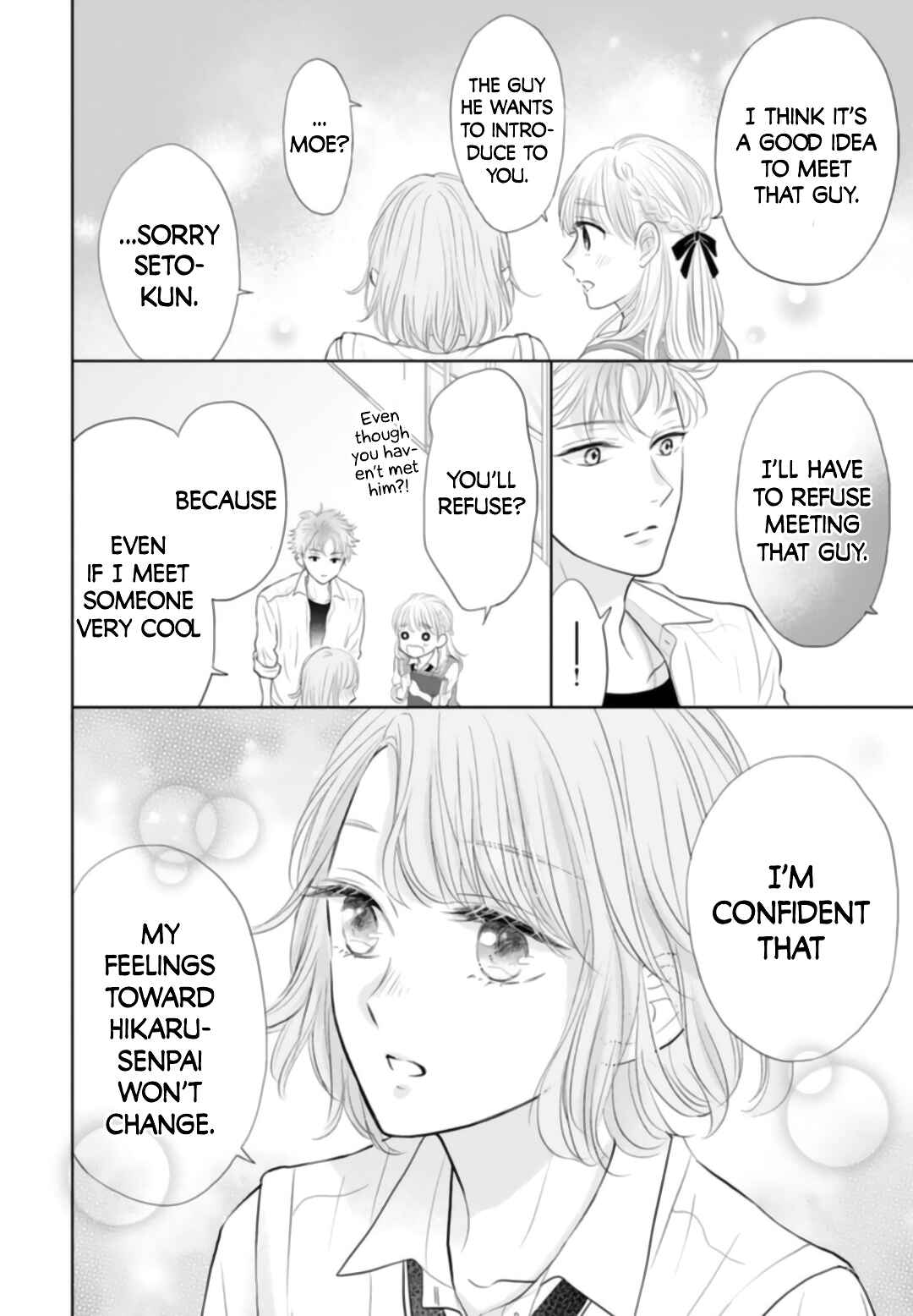 Page 24 Chapter 4 Senpai wa, Ijiwaru ni Tsuki